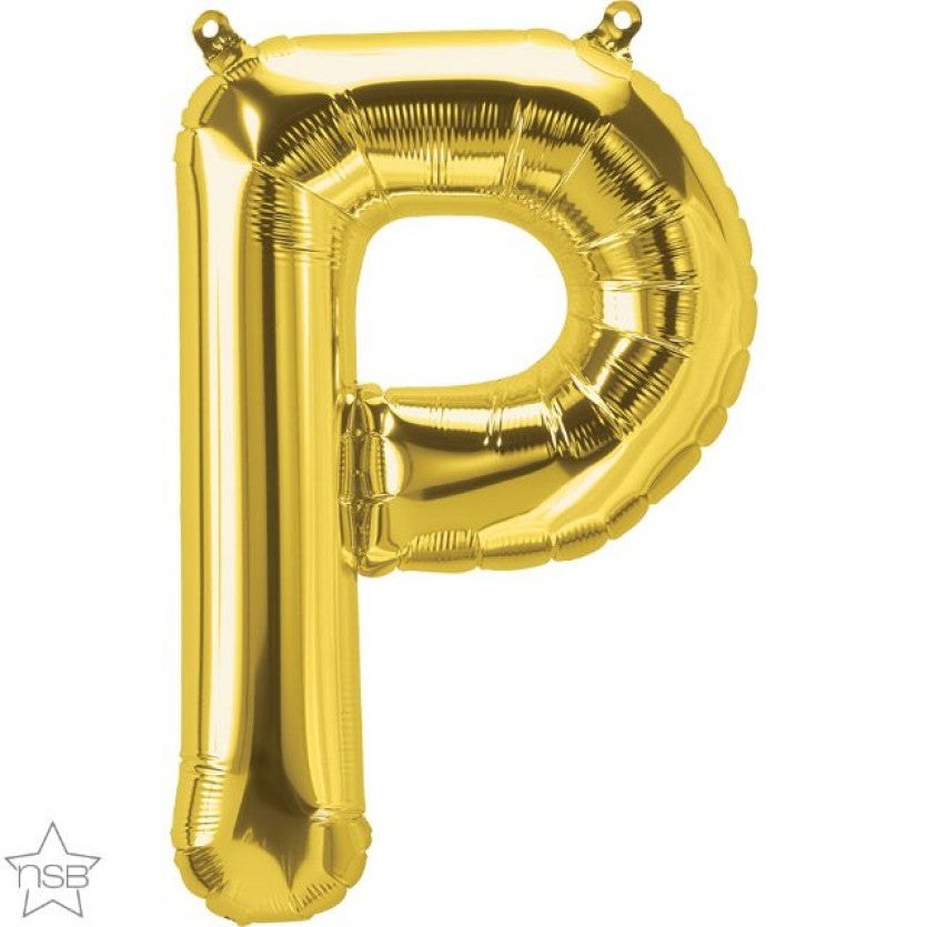Mini Gold Foil Balloon - Letter