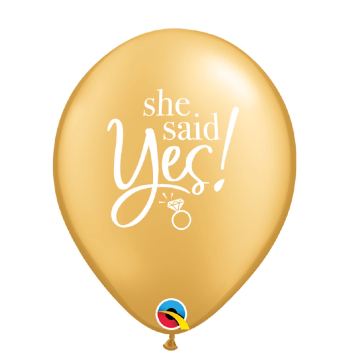 11 SHE SAID YES GOLD ROUND