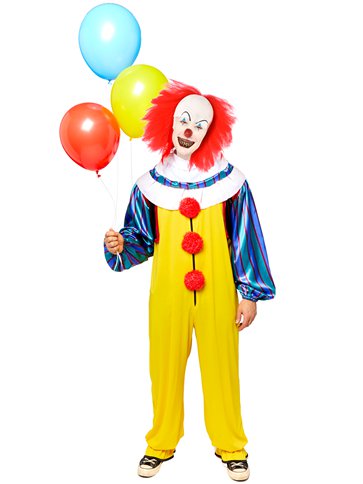 CLASSIC CLOWN ADULT COSTUME SMALL
