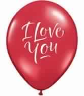 I Love You Script Modern Balloon