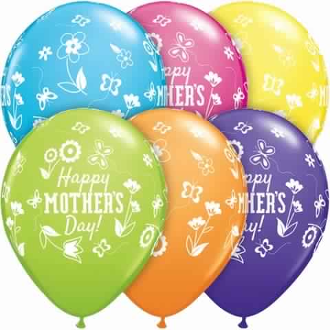 Mothers Day Springtime Floral Balloon