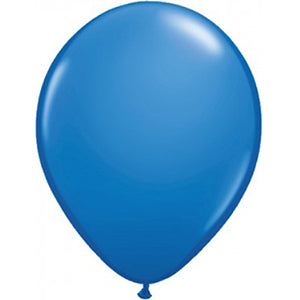 Color Latex Balloon Size: 11 in - DBlue