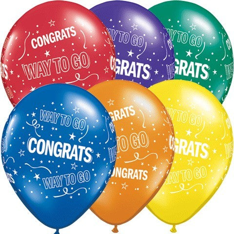 Way To Go Congrats Balloon