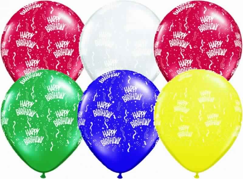 Birthday Around Jewel Balloon