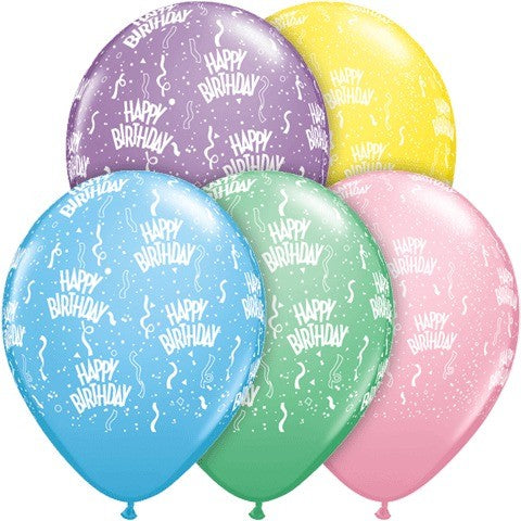 Birthday - Around Pastel Balloon