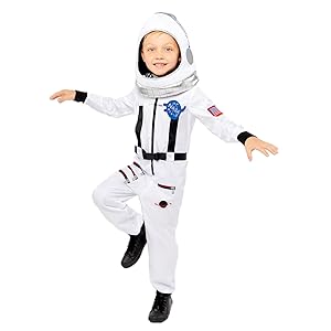 SPACE SUIT WHITE COSTUME 6-8 YEARS