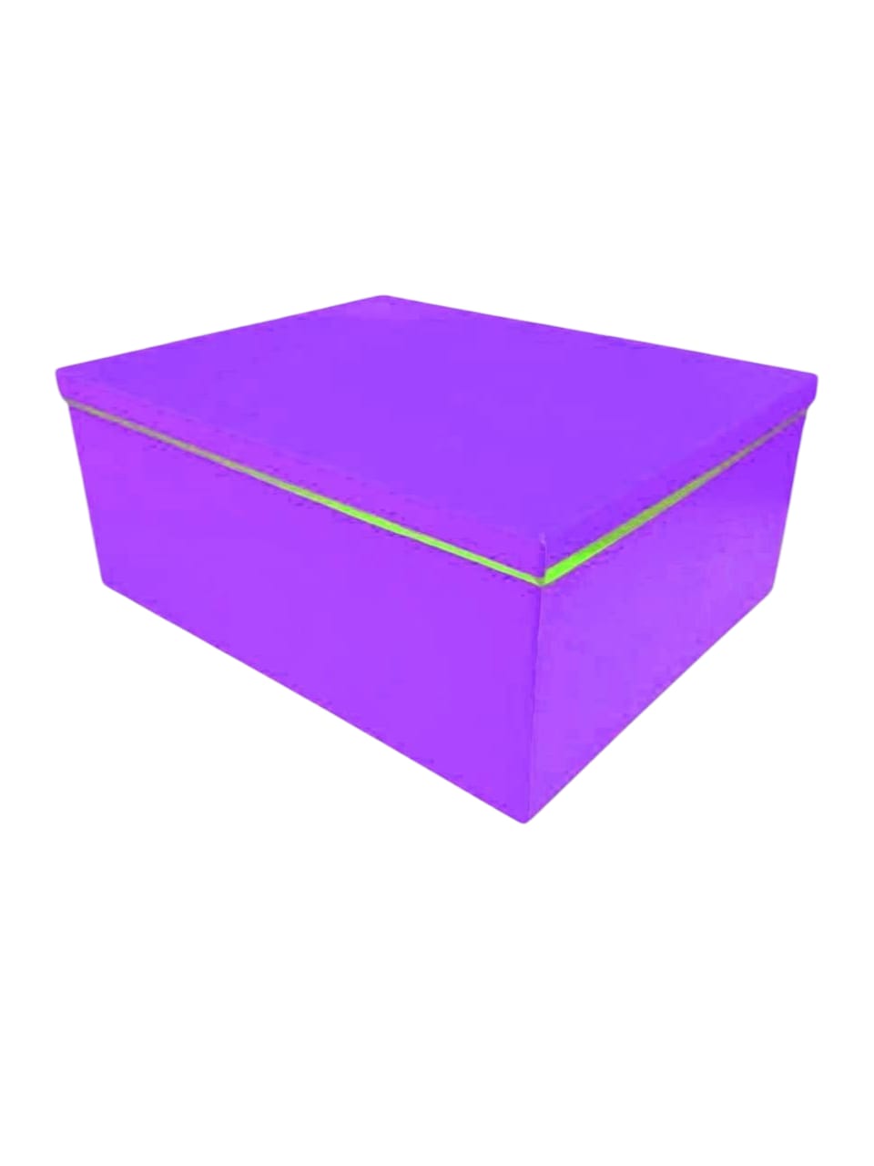 PURPLE GOLD STAMP BOX