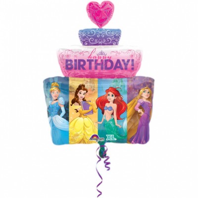 Super Shape Multi-Princess Cake Balloon