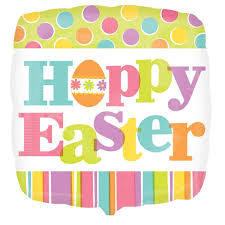 18" EASTER EXPRESSIONS BALLOON