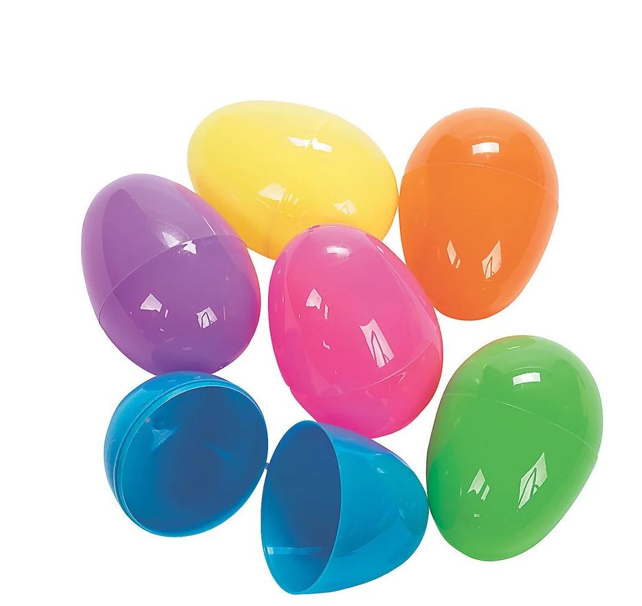 EASTER PASTIC EGGS 6*8