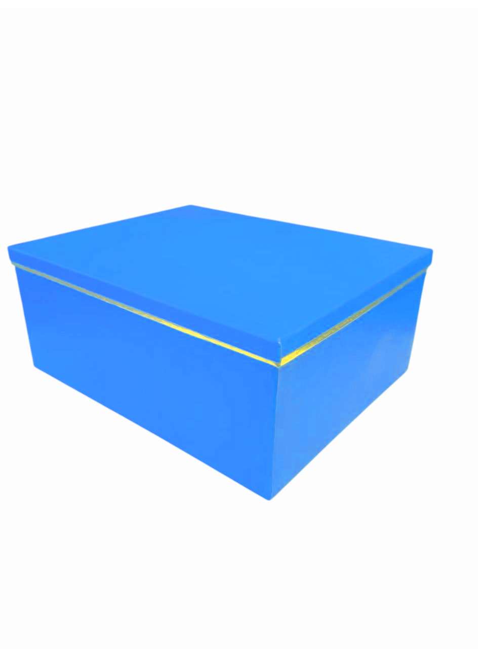BLUE GOLD STAMP BOX