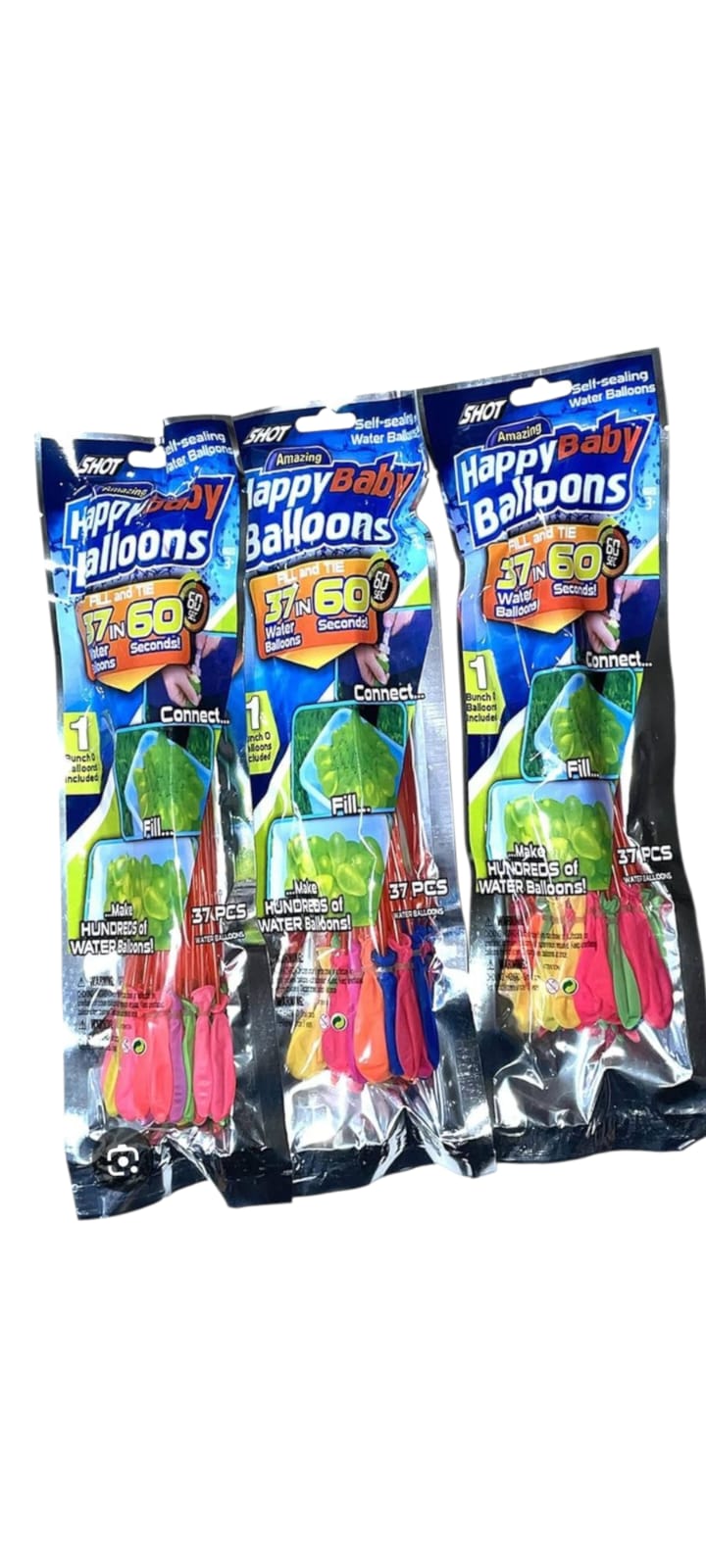 Water Balloon Bombs 37pcs in 60sec