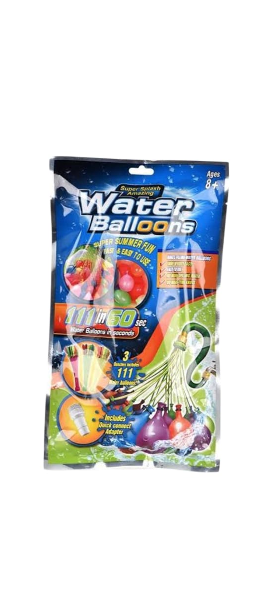Water Balloon Bombs 111 pcs in 60sec