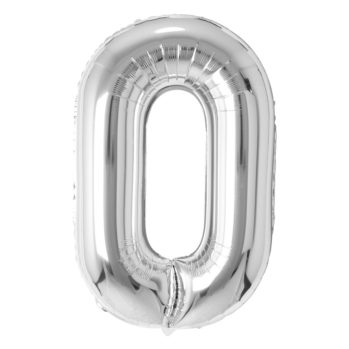 Number Balloons Silver