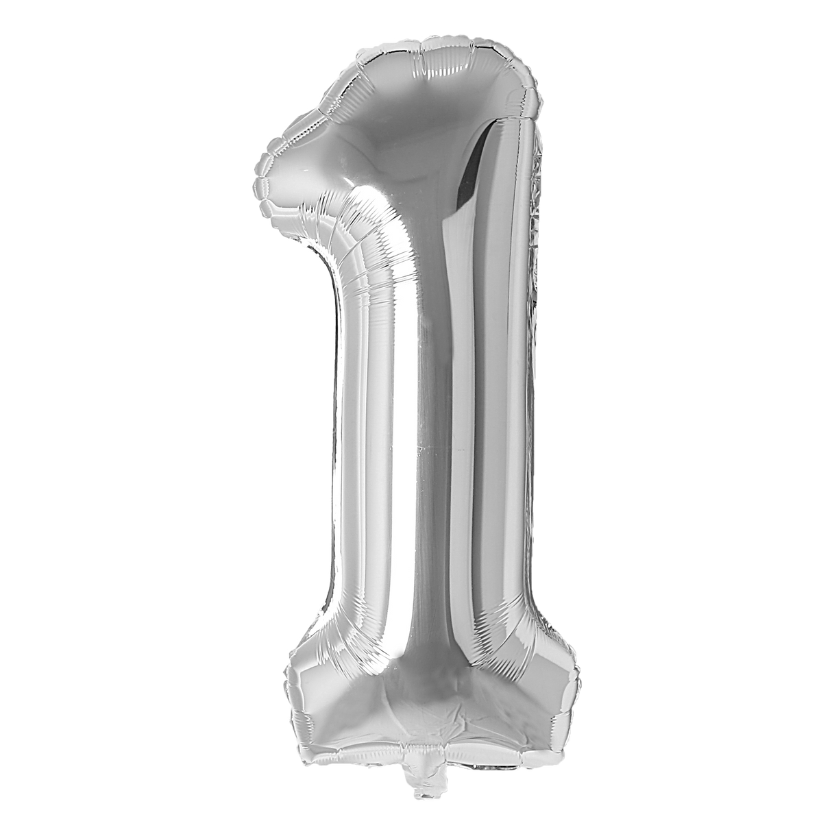 Number Balloons Silver