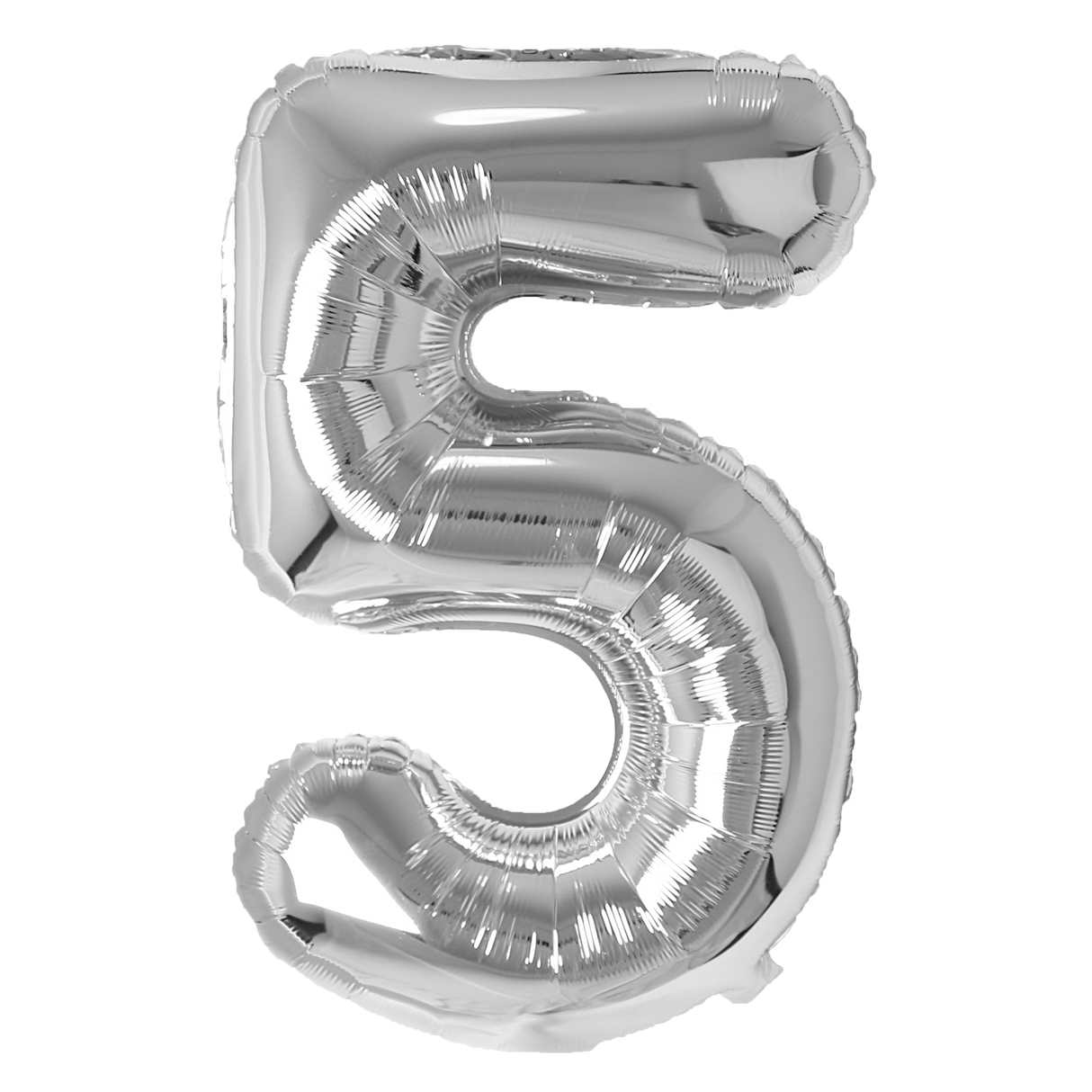 Number Balloons Silver