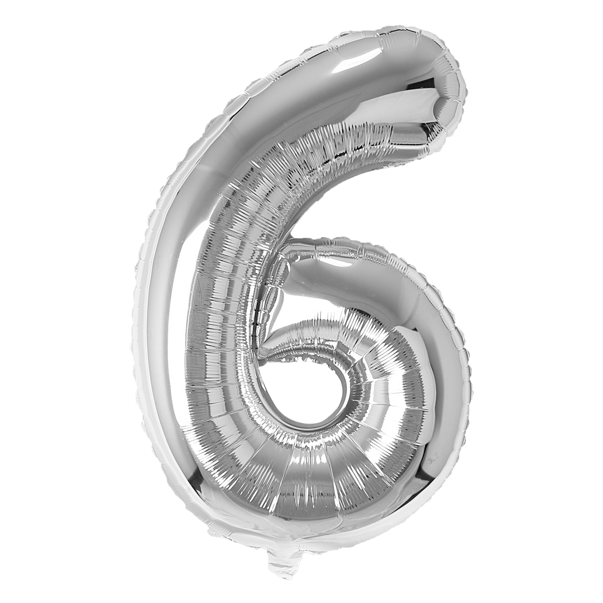 Number Balloons Silver