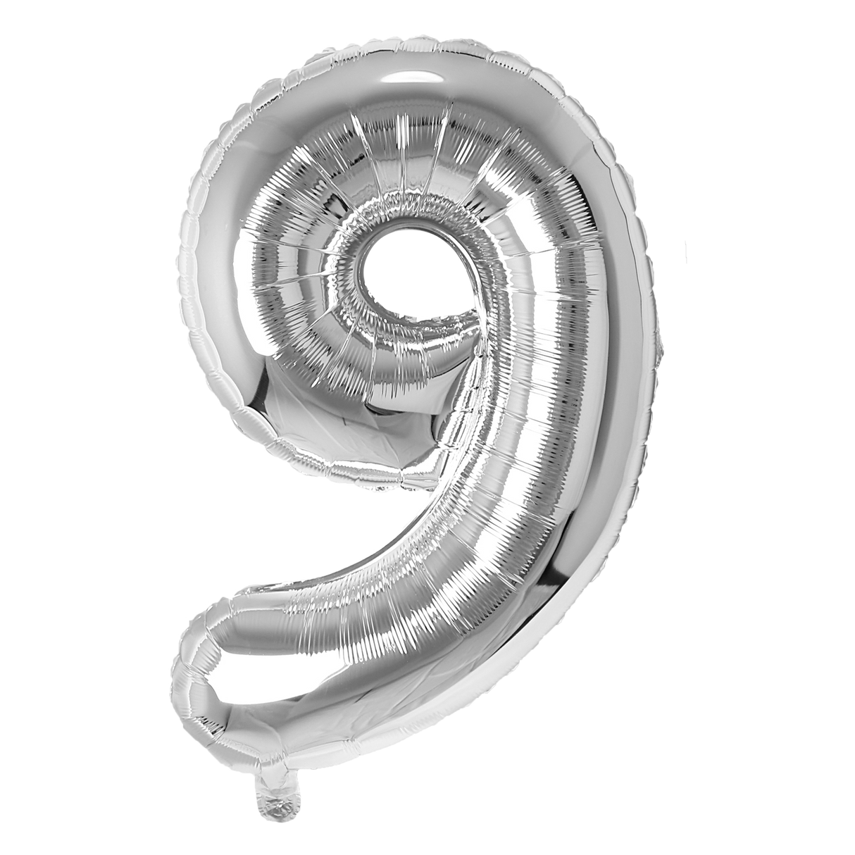 Number Balloons Silver