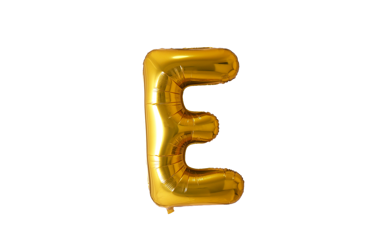 40 Inch Letter Balloons Gold