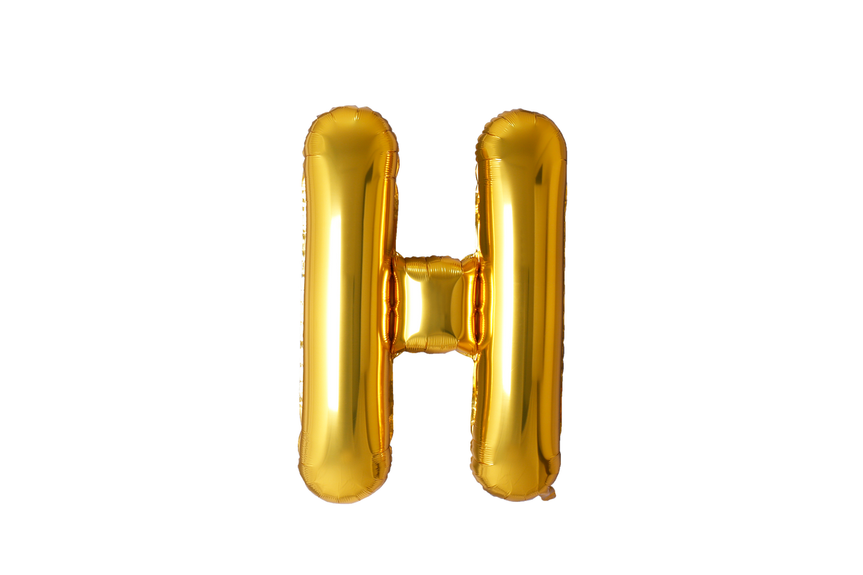 40 Inch Letter Balloons Gold