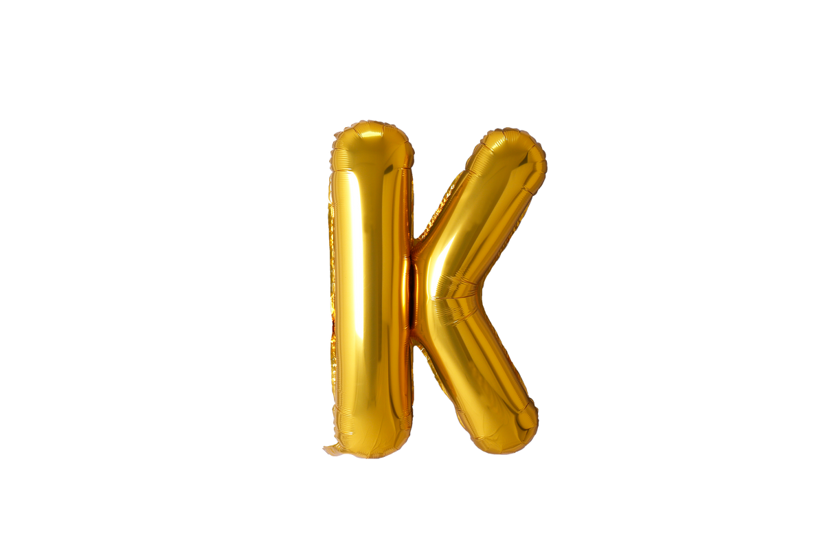 40 Inch Letter Balloons Gold