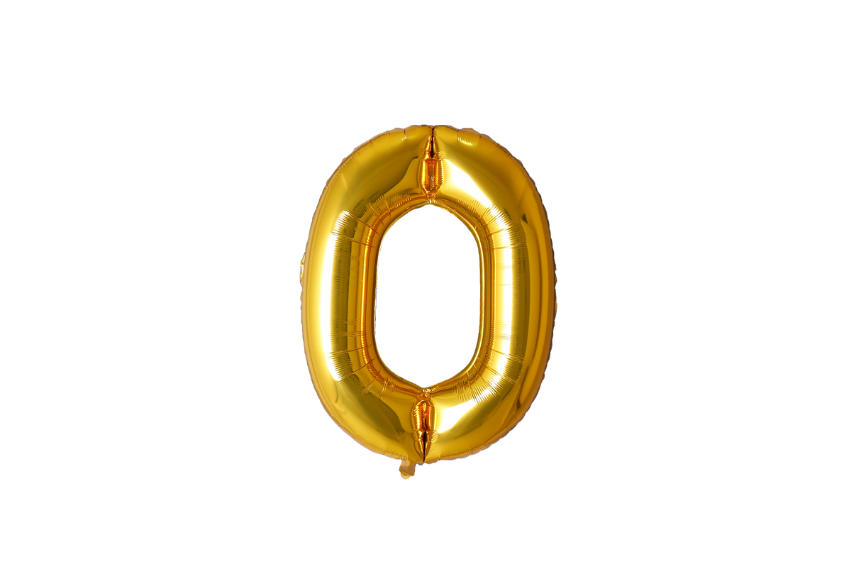 40 Inch Letter Balloons Gold