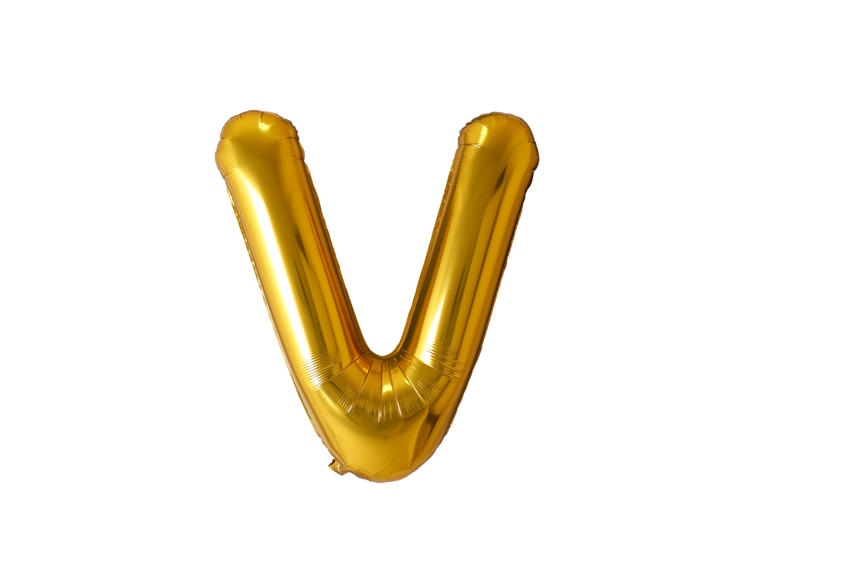 40 Inch Letter Balloons Gold