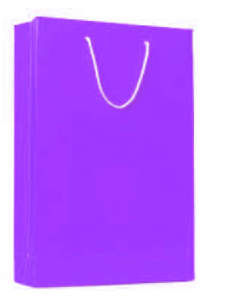 PURPLE LONG GIFT BAG