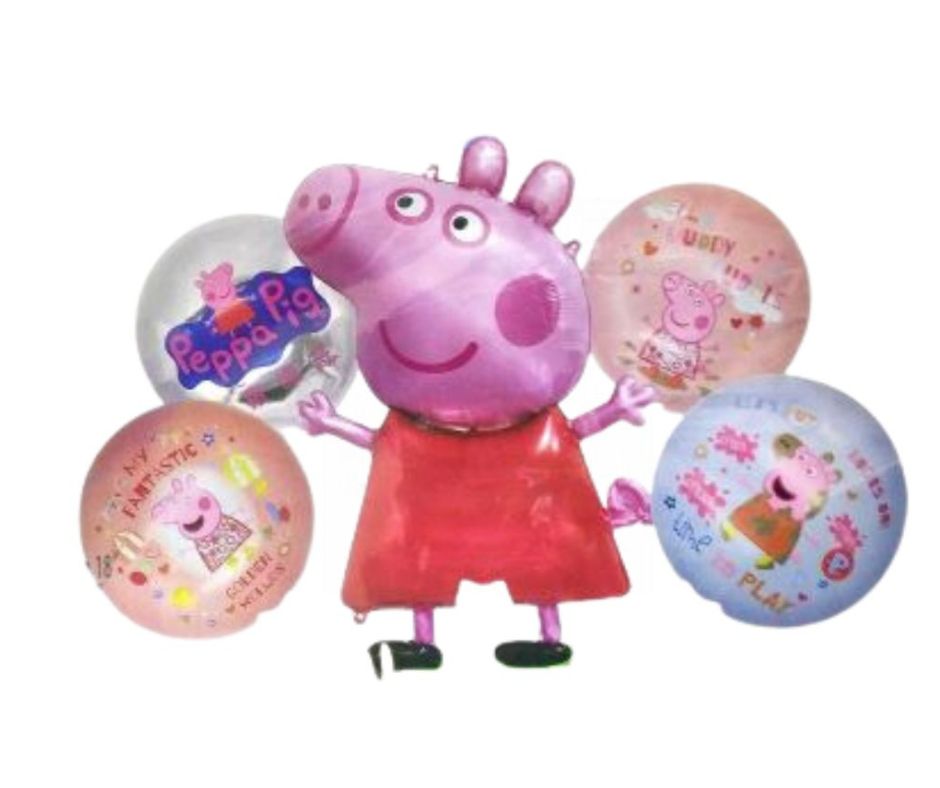 Peppa Pig balloon bouquet