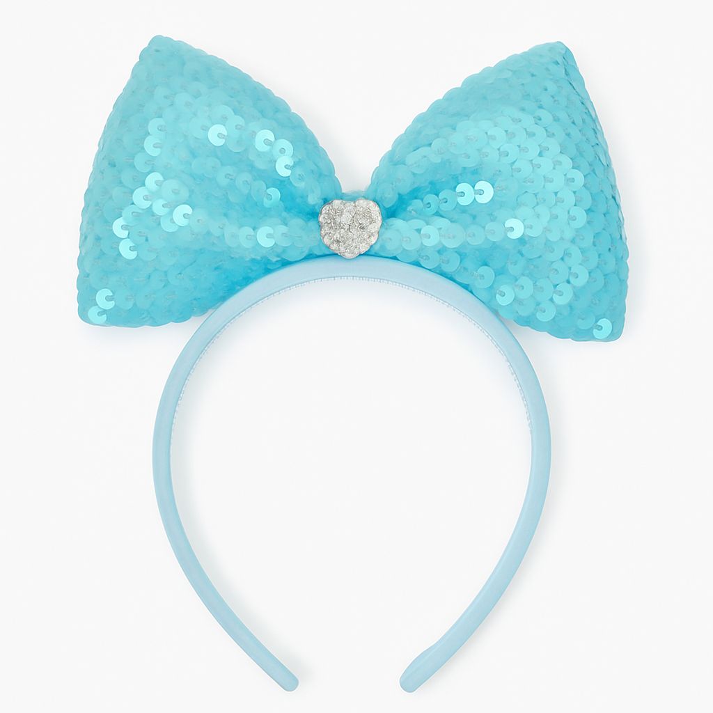 SEQUIN BOW HEAD BAND
