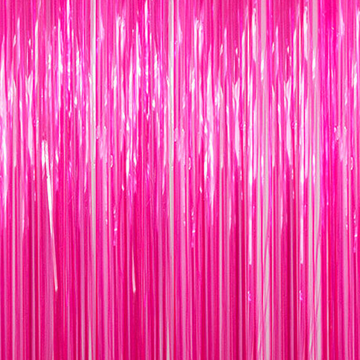 NEON FOIL FRINGE CURTAIN