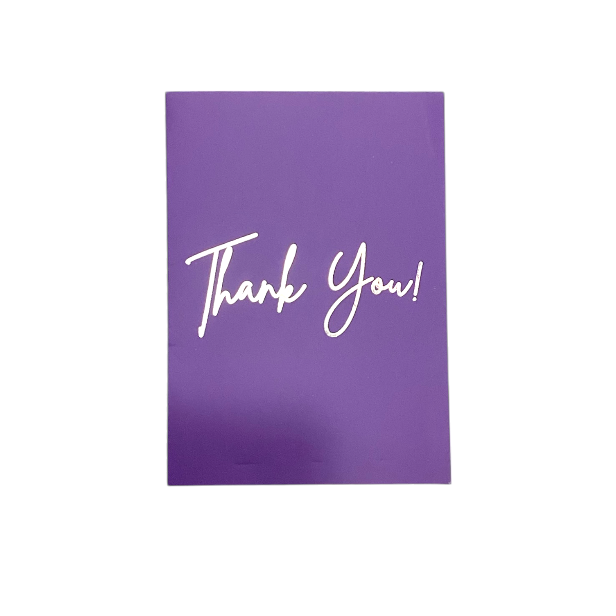 CARD THANK YOU PURPLE BIG