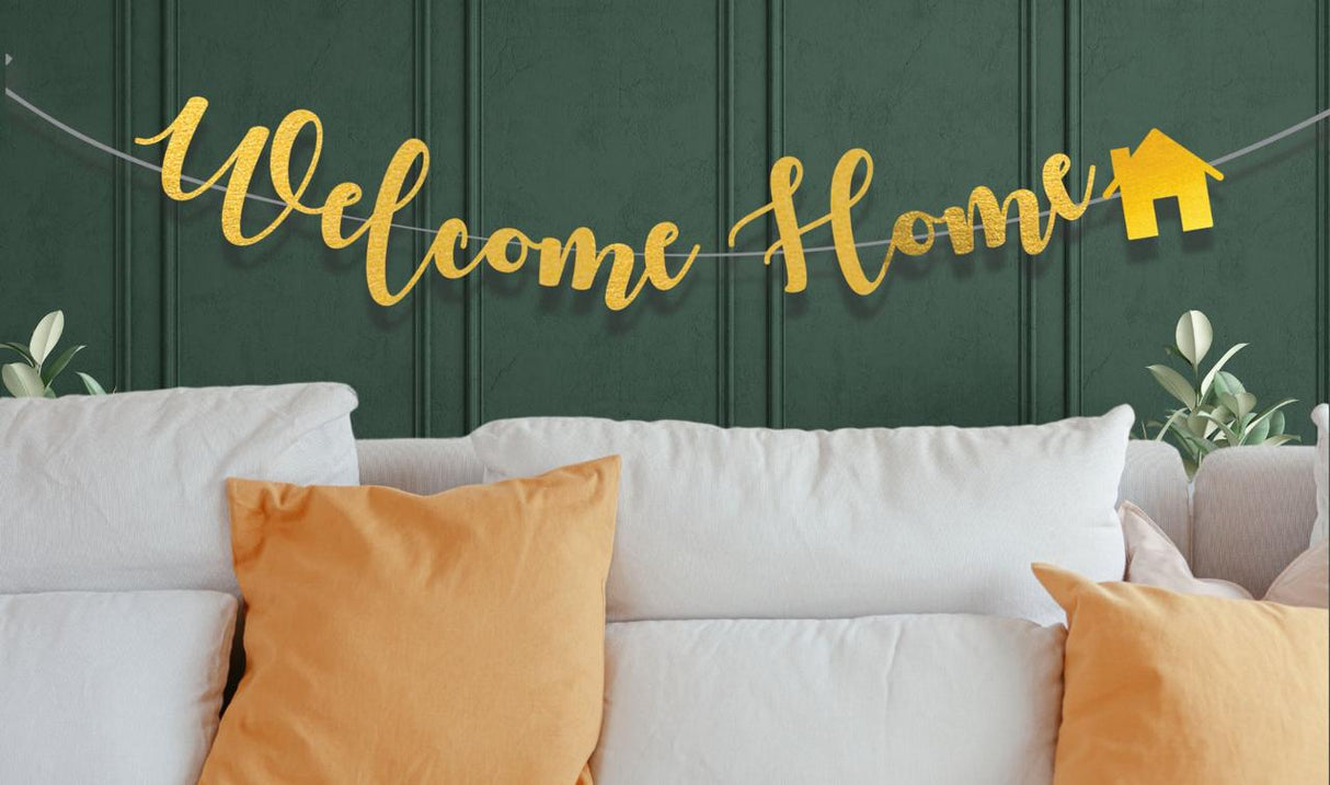 "BANNER WELCOME HOME"