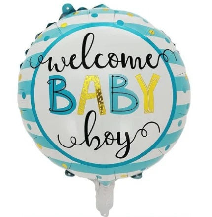 18 INCH WELCOME BABY BOY BALLOON