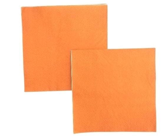 SOLID COLOR NAPKINS ORANGE