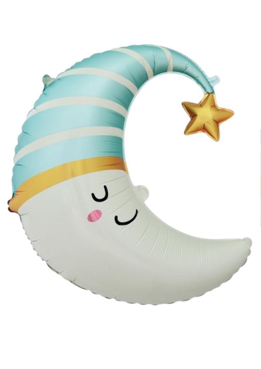 BABY MOON BLUE BALLOON