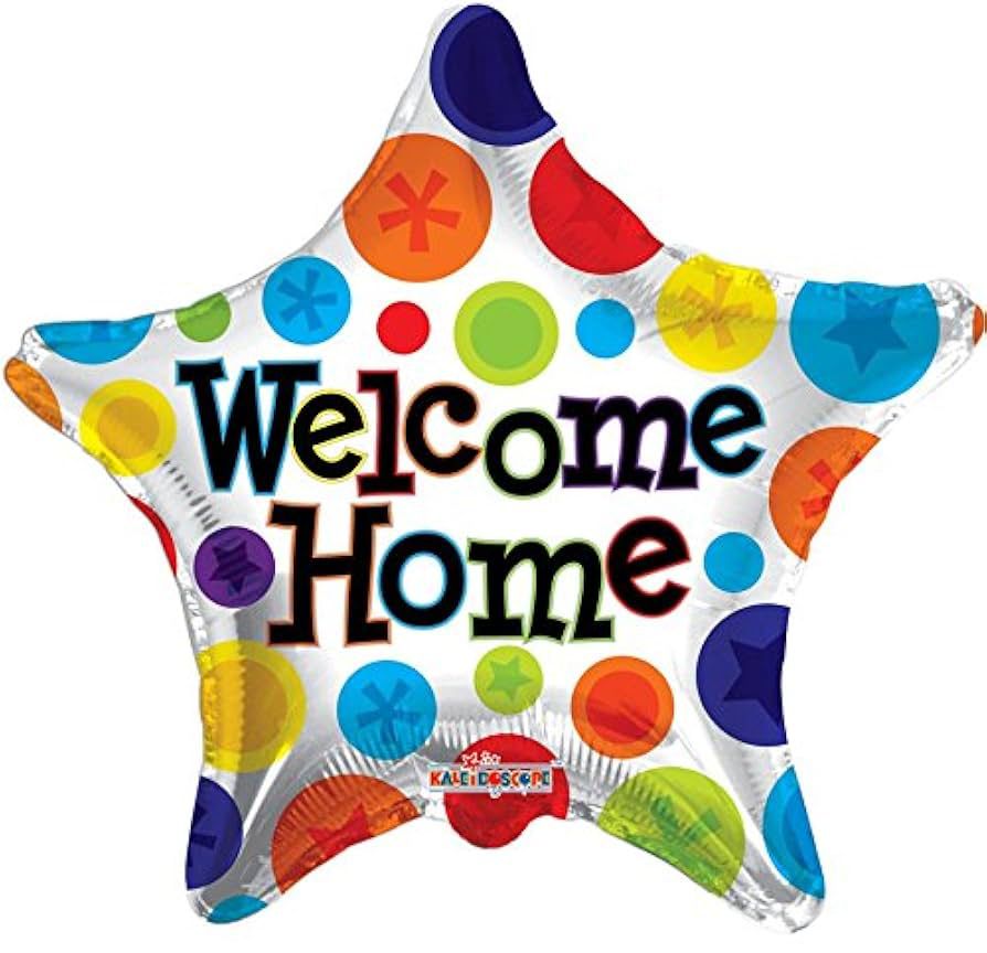 18 Inch Welcome Home Star Balloon