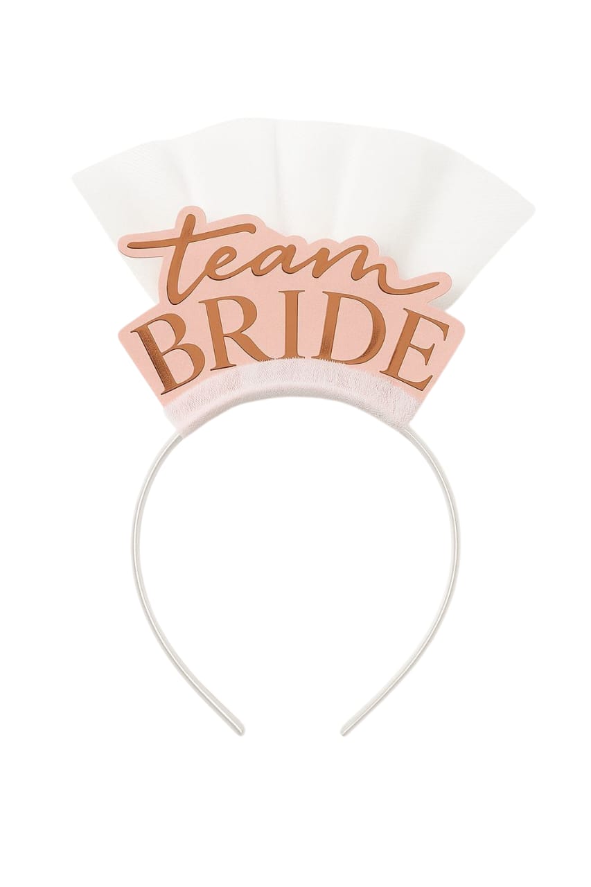 TEAM BRIDE CARD HEAD BAND