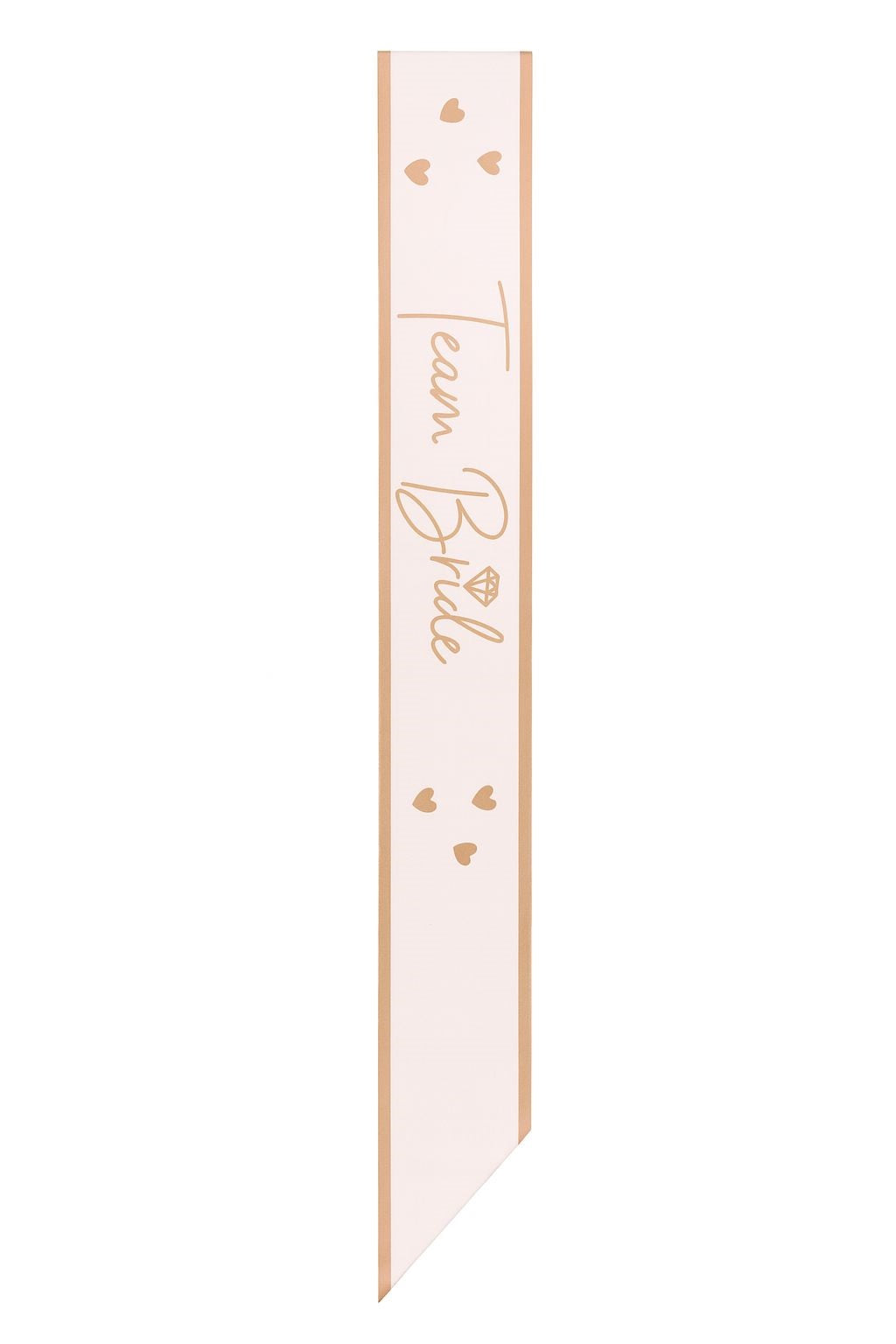 ROSE GOLD BRIDE TO BE TRENDY PAPER SASH