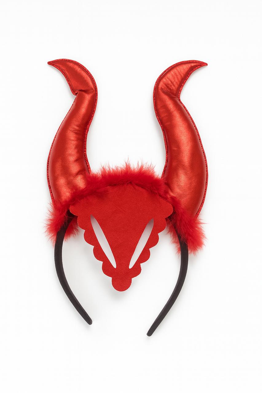 RED DEVIL HORN HEAD BAND