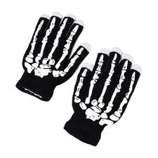 SKELETON LIGHT UP PARTY GLOVES