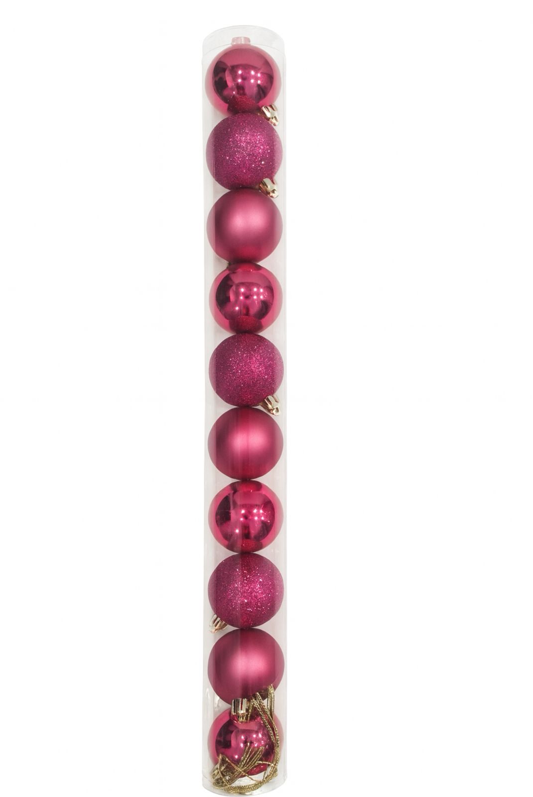 HOT PINK ORNAMENTS 5CM