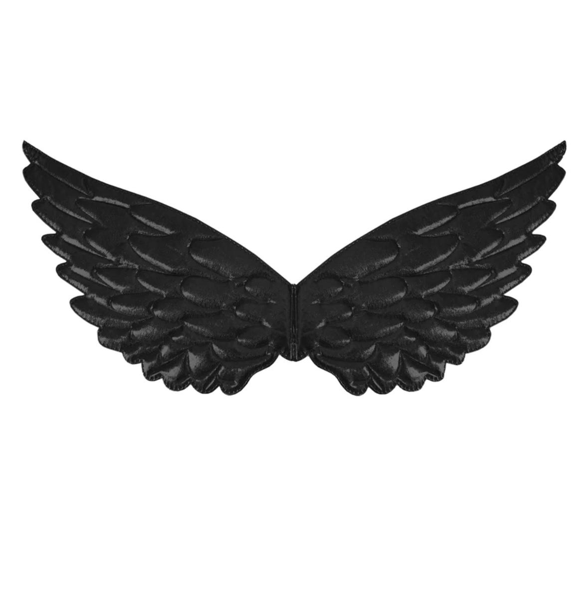 MINI SHINY WINGS BLACK
