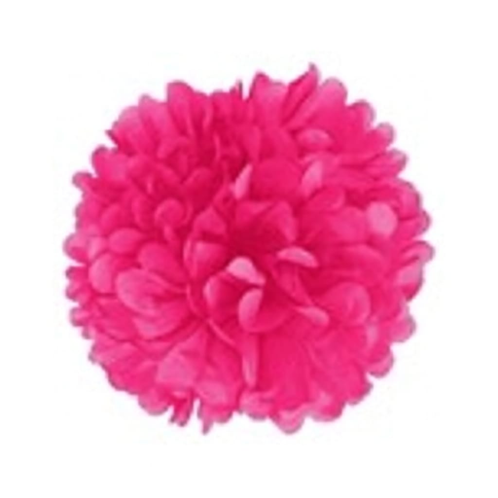 FLUFFY DECORATIONS COLORS HOTPINK 40 CM