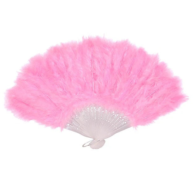 FEATHER FAN PINK