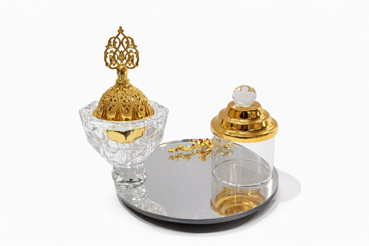 Round Tray Mabkhara Set