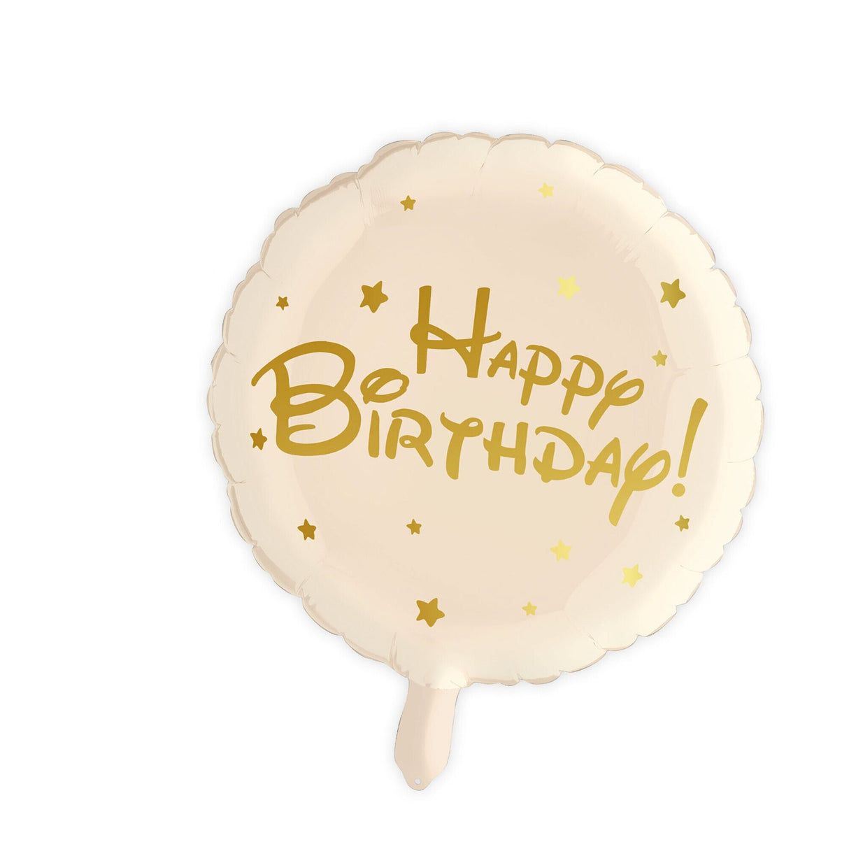 18 INCH CREAM ANG GOLD HAPPY BIRTHDAY