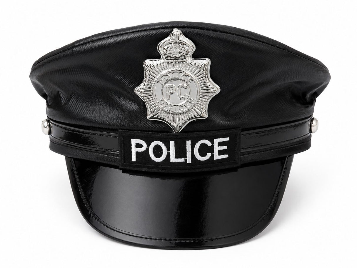 POLICE CAP BLACK