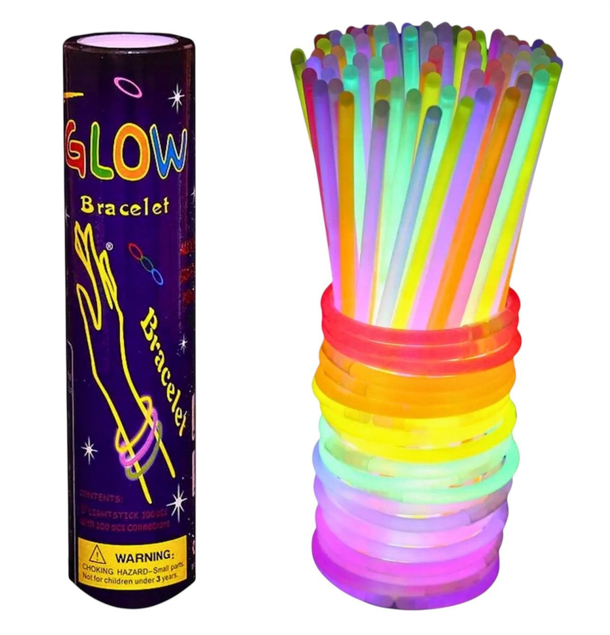 GLOW STICKS 100 PCS