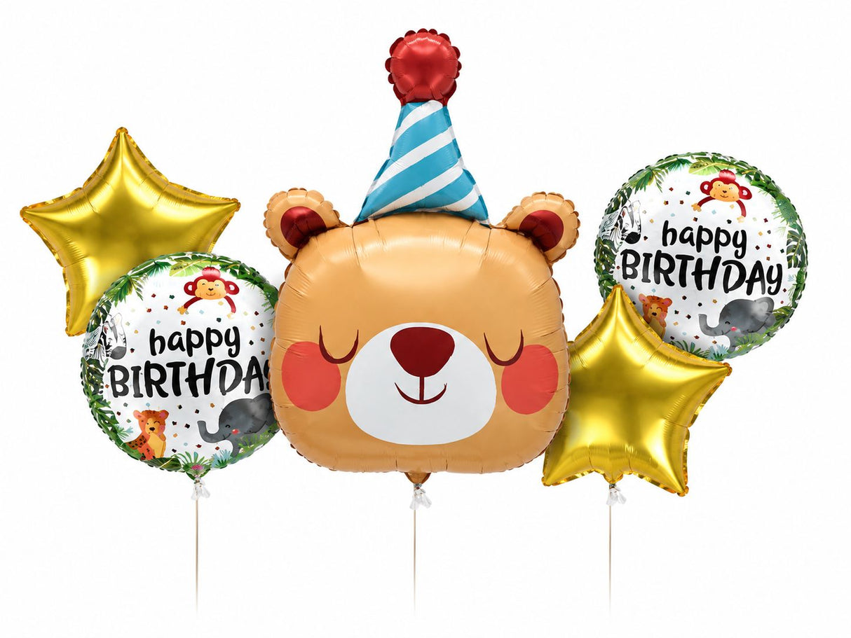 BIRTHDAY TEDDY BOUQET